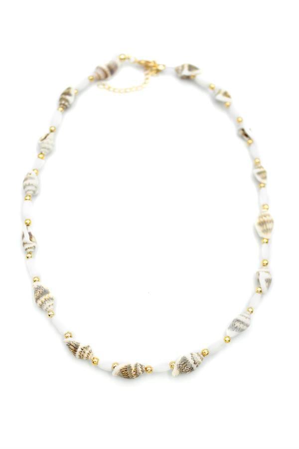 Deniz Kabuğu Kolye - Beyaz