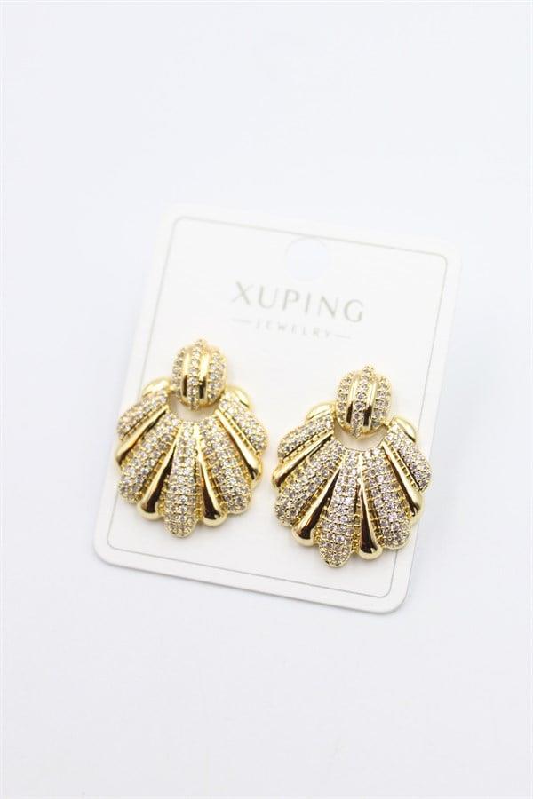 Deniz Kabuğu Küpe - Altın