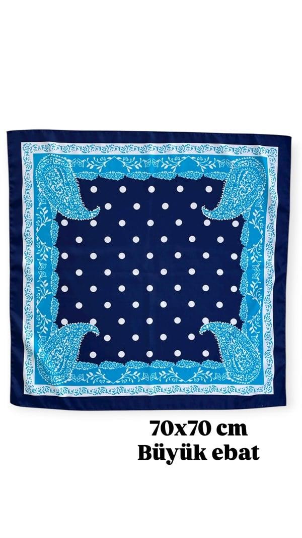 Desenli Fular 70X70 - ÇOK RENKLİ