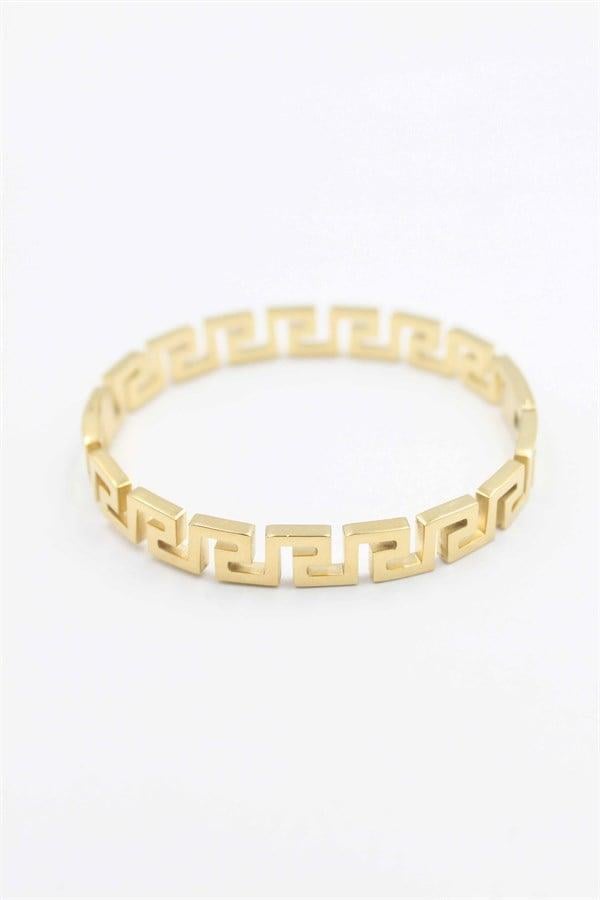 Kıvrımlı Bilezik - Altın