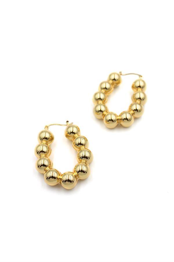 Metal Küpe - Altın