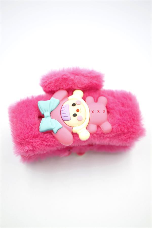 Peluş Tırmık Toka - Pembe