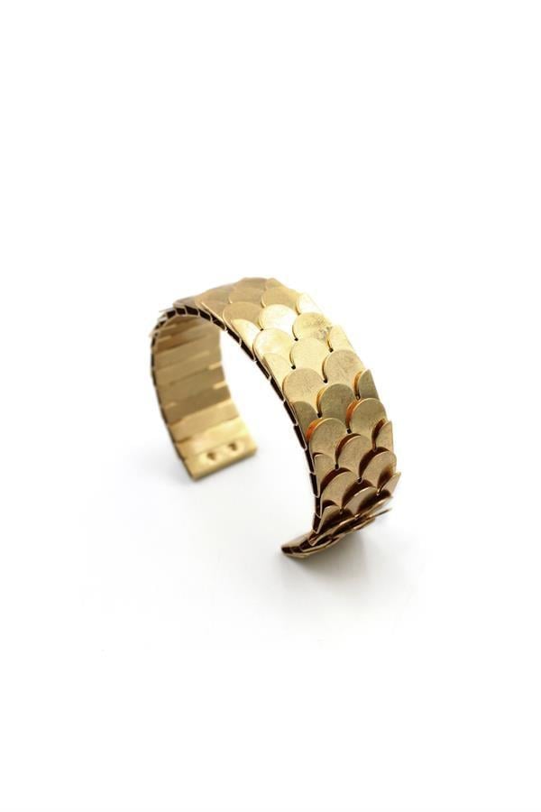 Pullu Otantik Bilezik - Altın