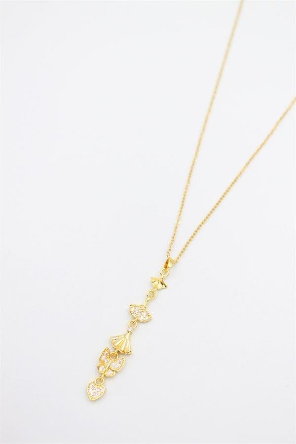 Şans Y Kolye - Altın