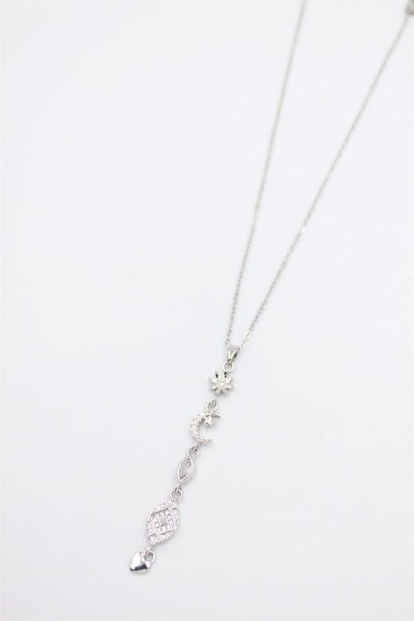 Şans Y Kolye - Gümüş