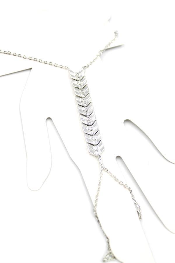 Taşlı Şahmeran Bileklik - Gümüş