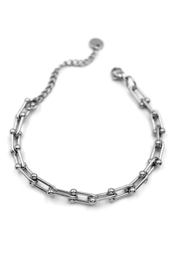 Tf Zincir Bileklik - Gümüş