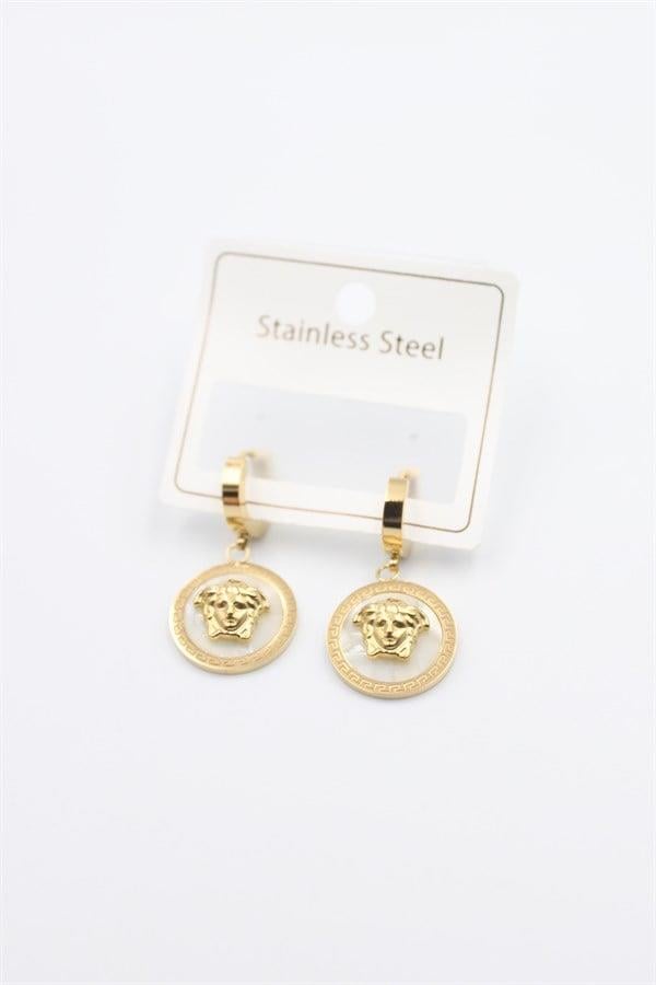 Vs Çelik Küpe - Beyaz