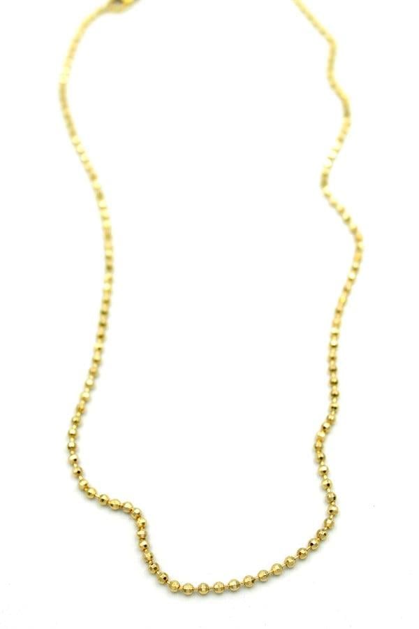 Xuping Dorika Top Zincir - 60 cm - Altın