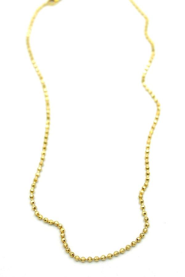 Xuping Dorika Top Zincir - 60 cm - Altın