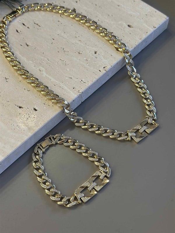 Xuping Gurmet Set  Kolye - Altın