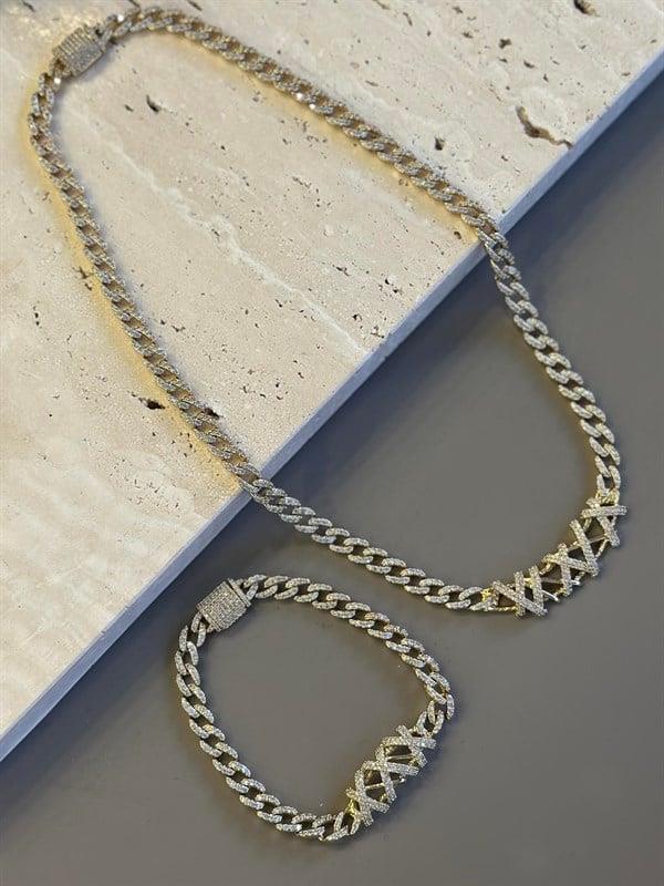 Xuping Gurmet Set  Kolye - Altın