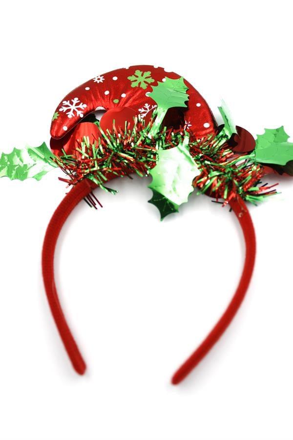 Yeni Yıl Temalı Taç - Kırmızı