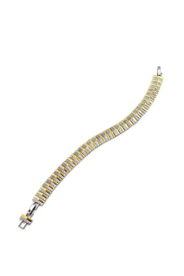 Zirkon Taşlı Bileklik - Gümüş