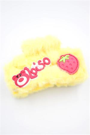 12li Peluş Toka - ÇOK RENKLİ