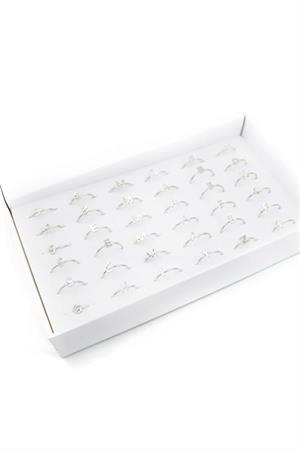 36lı Harf Yüzük - Gümüş