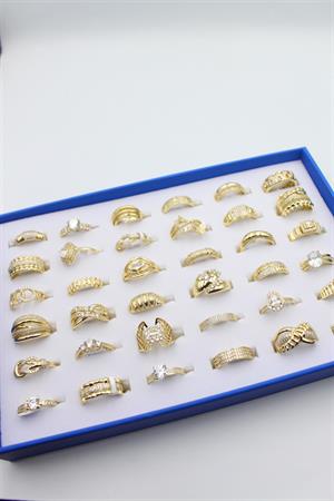 36lı Xuping Yüzük Seti - Altın