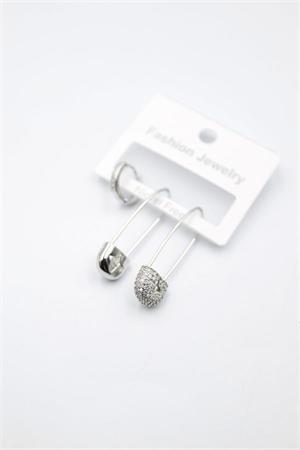 3lü Filkete Küpe - Gümüş