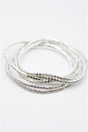6lı Lastikli Bileklik - Gümüş