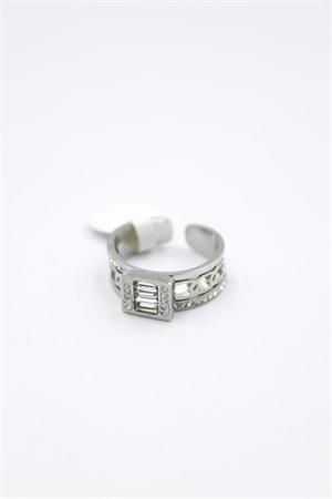 6lı Taşlı Baget Yüzük - Gümüş