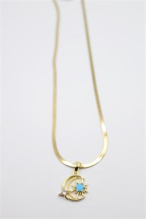 Ay Kolye - Altın