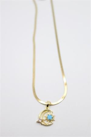 Ay Kolye - Altın