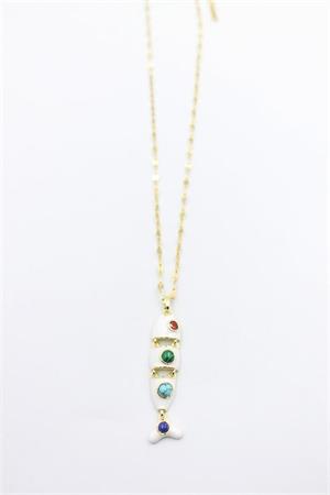 Balık Kolye - Beyaz