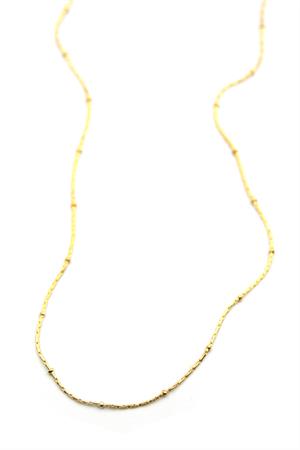 Boncuklu Zincir Kolye - Altın