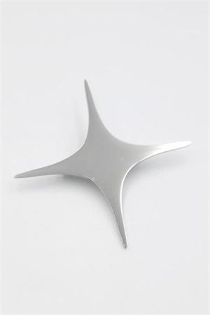 Çelik Yıldız Broş - Gümüş