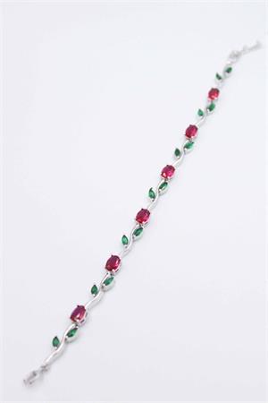 Çiçek Bileklik - Gümüş