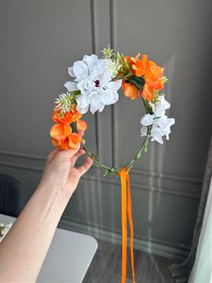 Çiçekli Festival Tacı - ÇOK RENKLİ