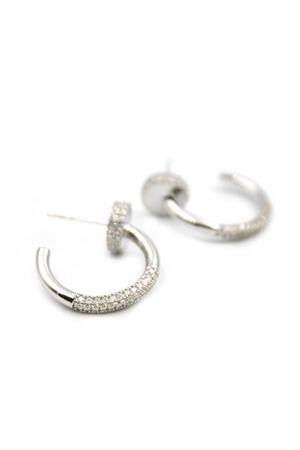 Çivi Küpe - Gümüş