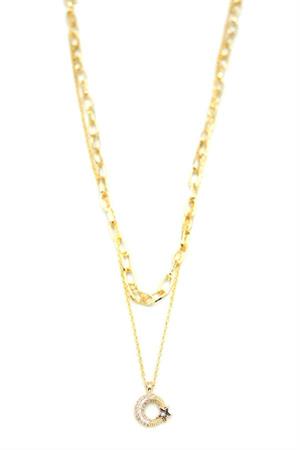 Çoklu Ay Yıldız Kolye - Altın