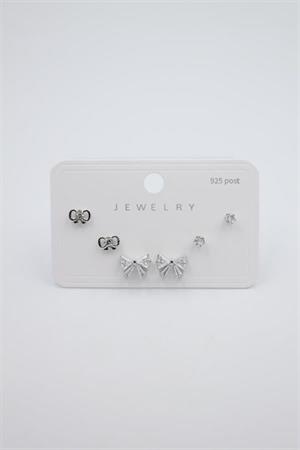 Çoklu Set Küpe - Gümüş