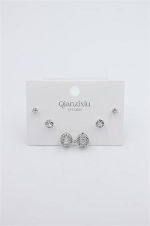 Çoklu Set Küpe - Gümüş