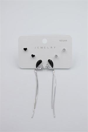 Çoklu Set Küpe - Gümüş