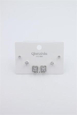 Çoklu Set Küpe - Gümüş