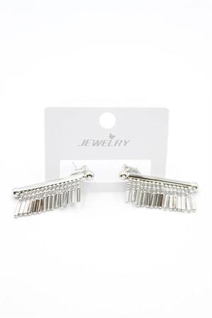 Çubuk Sallantılı Küpe - Gümüş