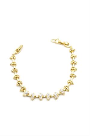 Damla Taşlı Bileklik - Altın