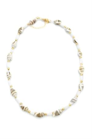 Deniz Kabuğu Kolye - Beyaz