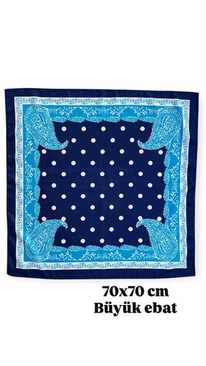 Desenli Fular 70X70 - ÇOK RENKLİ