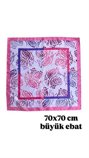 Desenli Fular 70X70 - ÇOK RENKLİ