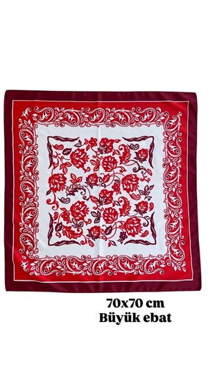 Desenli Fular 70x70cm - ÇOK RENKLİ