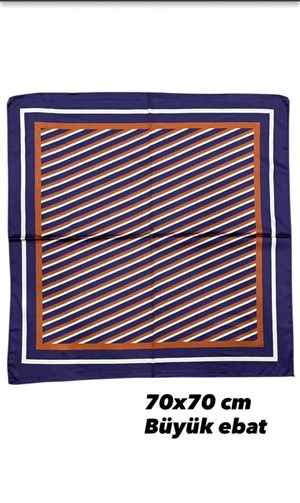 Desenli Fular 70x70cm - ÇOK RENKLİ