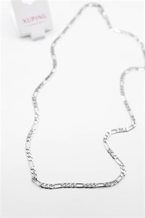 Ezme Zincir Kolye - 60 cm - Gümüş