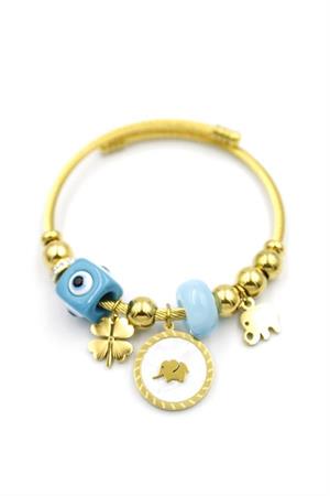 Fil Charm Bilezik - Altın