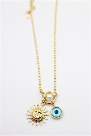 Güneş Kolye - Altın