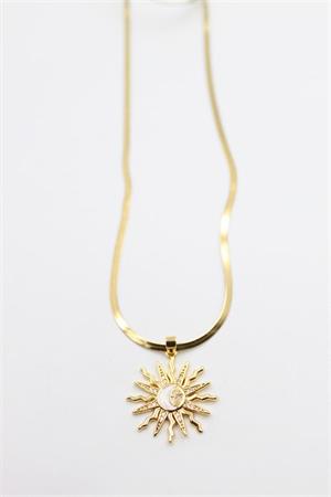 Güneş Kolye - Altın