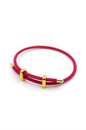 Hasır Bileklik - Fuşya