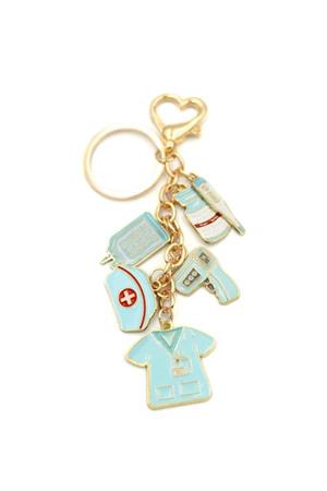 Hemşire Meslek Anahtarlık - Altın